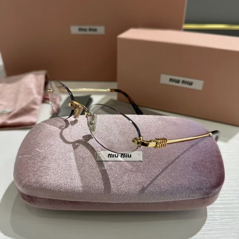 Miumiu a54s 平光眼鏡全新全配-2