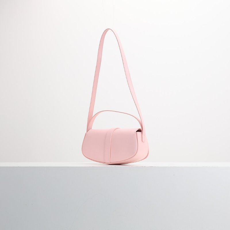 二手Celine tabou鎖頭腋下包/淡粉色-2