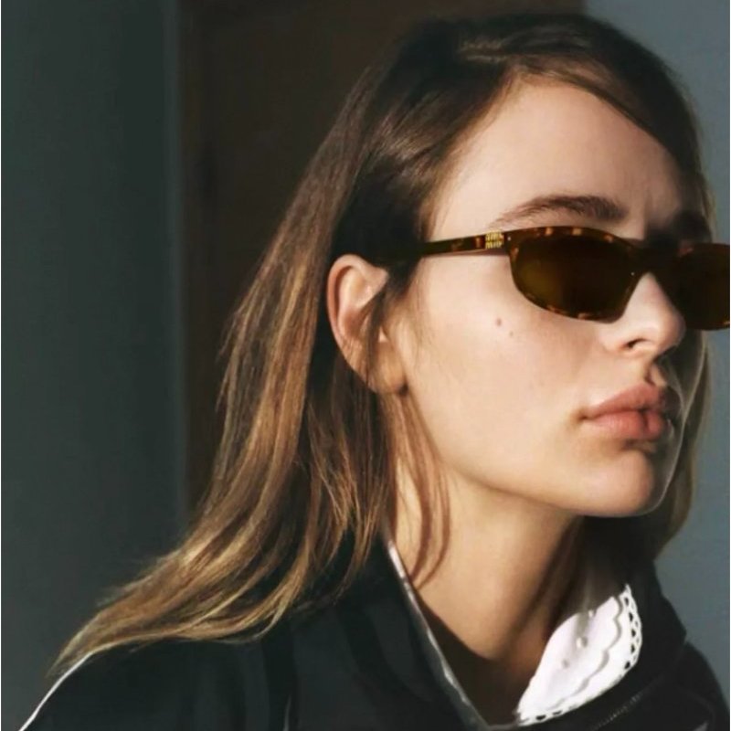 Miumiu 復古長方形MU 11zs 太陽眼鏡-2