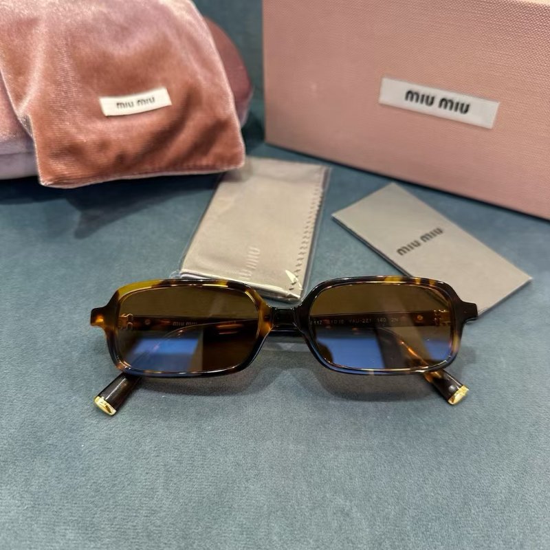 Miumiu 復古長方形MU 11zs 太陽眼鏡-5
