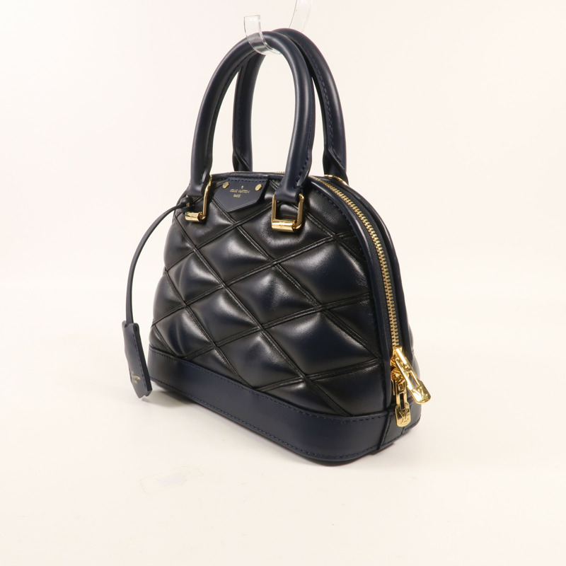 LOUIS VUITTON Malletage Alma BB金扣手挽肩背兩用袋-2