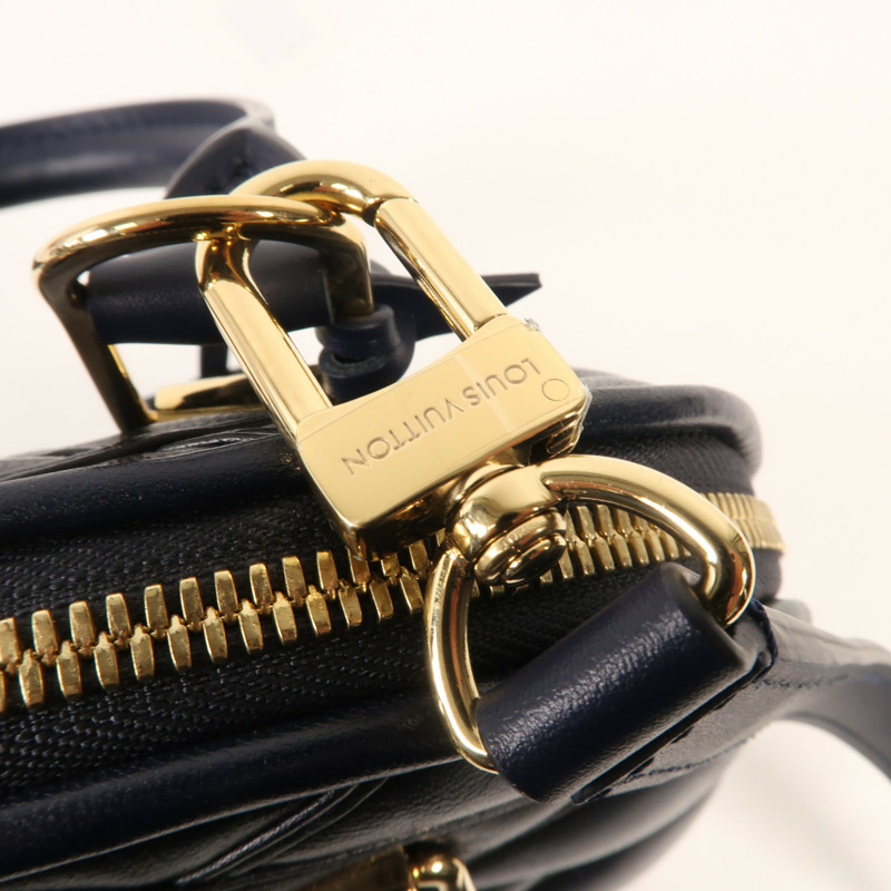 LOUIS VUITTON Malletage Alma BB金扣手挽肩背兩用袋-5