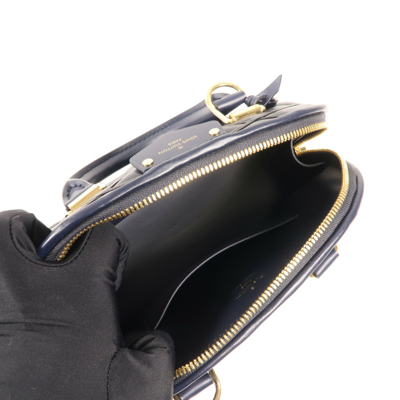 LOUIS VUITTON Malletage Alma BB金扣手挽肩背兩用袋-10