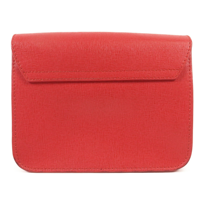 Furla 牛皮皮革Chain Shoulder金扣鏈帶肩背袋-1