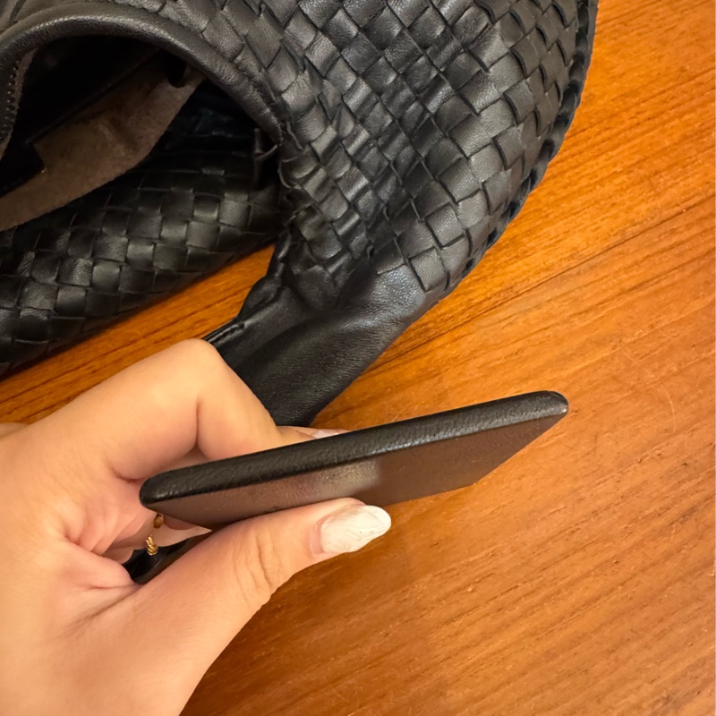 BV黑色編織和尚包大款-25