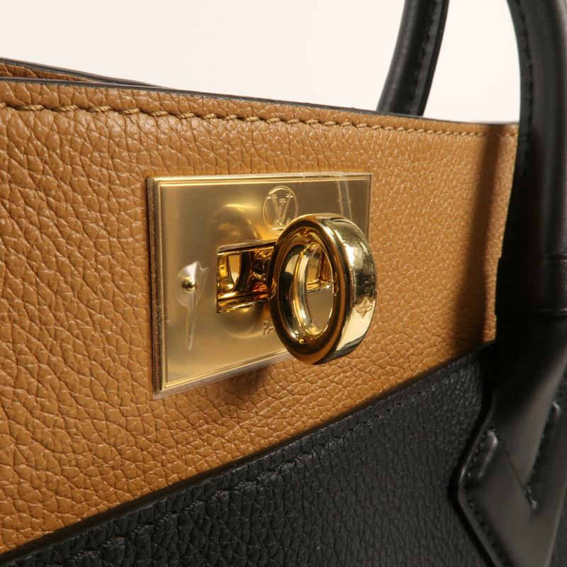 LOUIS VUITTON Monogram/牛皮皮革On My Side MM金扣手挽肩背兩用袋-12