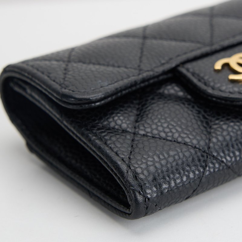 二手Chanel cf卡包/黑金牛-4