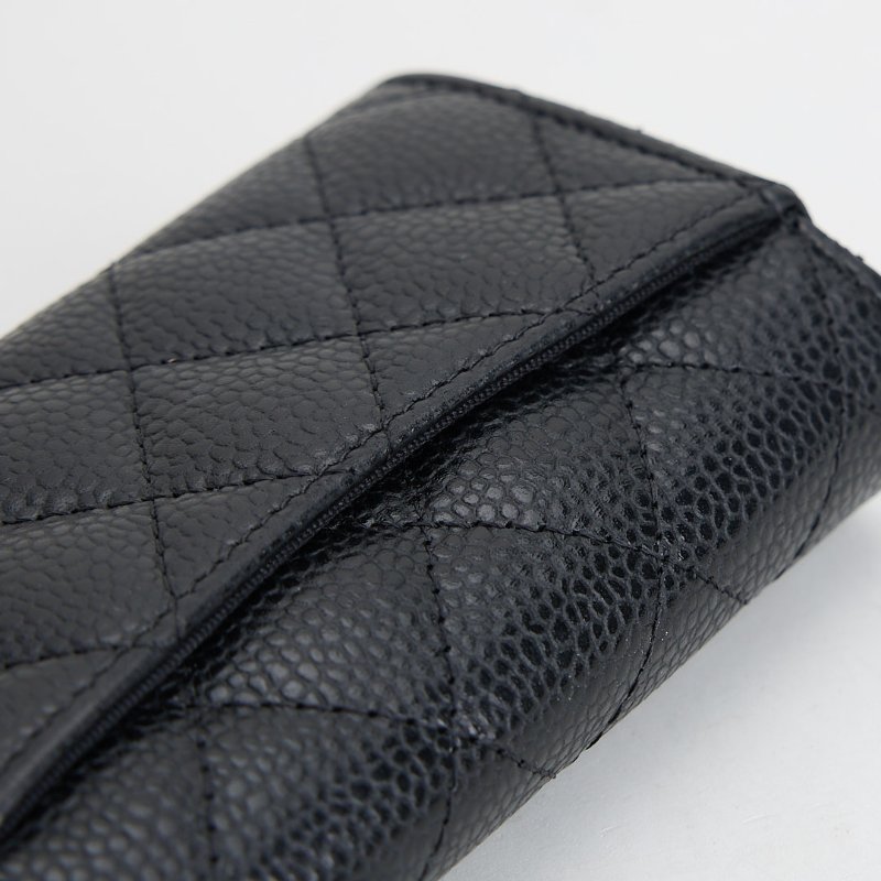 二手Chanel cf卡包/黑金牛-5