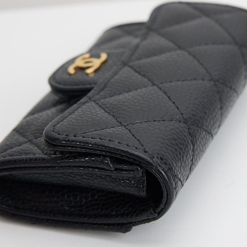 二手Chanel cf卡包/黑金牛-6