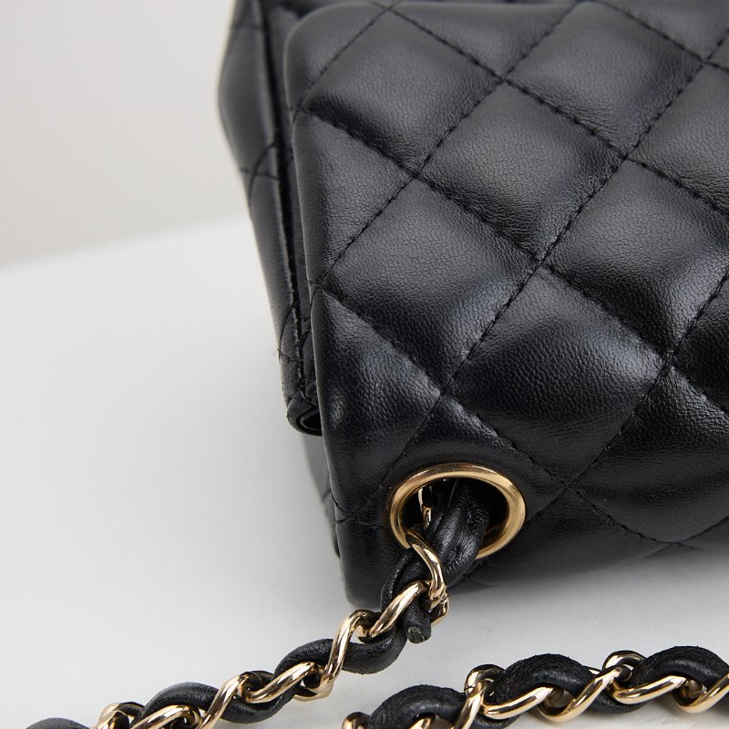 二手 Chanel mini coco 17方胖/芯片款-13