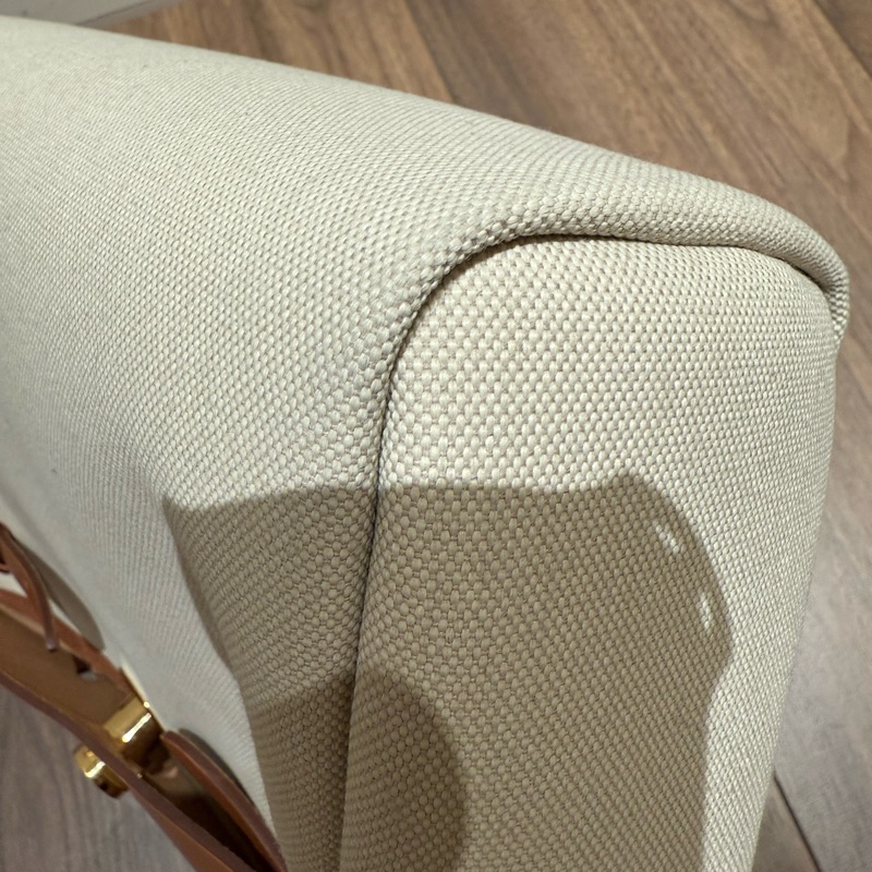 Herbag 31金扣帆布拼皮-7