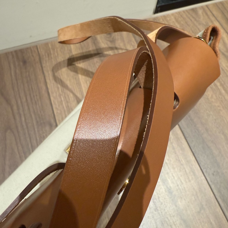 Herbag 31金扣帆布拼皮-18