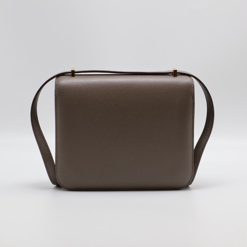 HERMES Mini constance 19 - 錫器灰金 Z-2