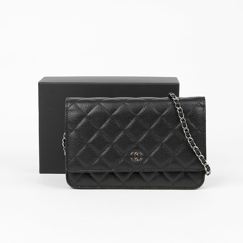 CHANEL Caviar Skin 經典 WOC 單肩斜背包 AP0250-0