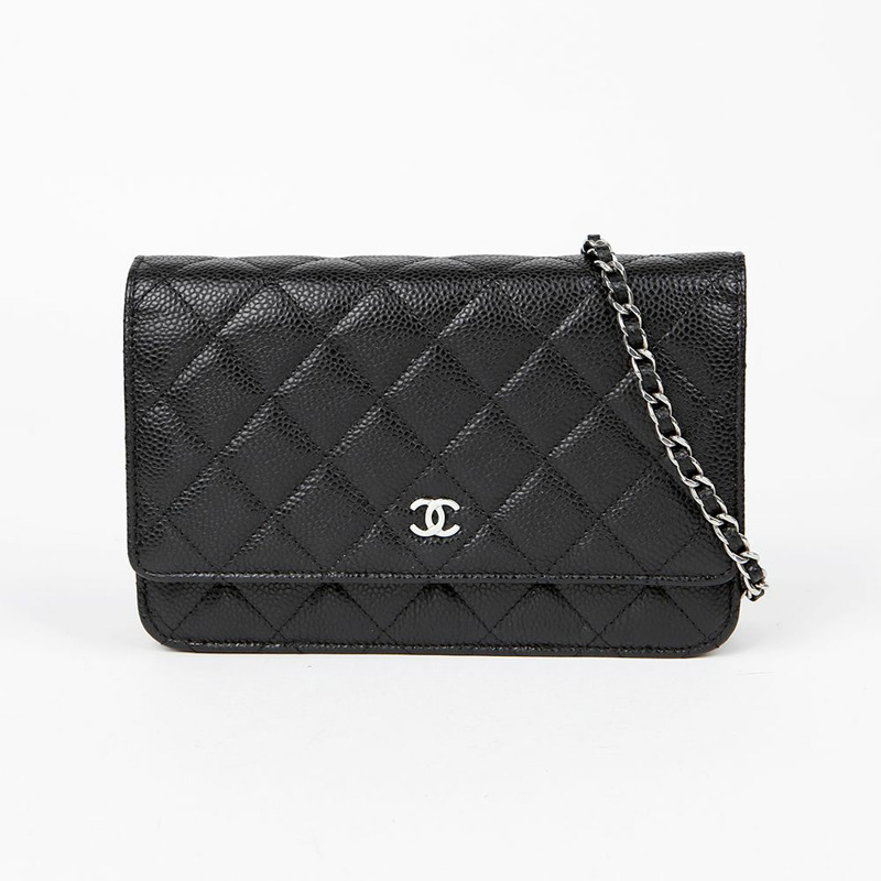 CHANEL Caviar Skin 經典 WOC 單肩斜背包 AP0250-1