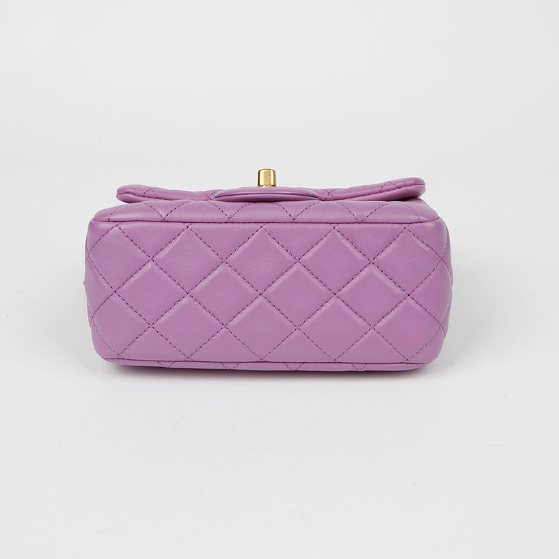 CHANEL AS1786 Petit Sac 金色球鏈單肩斜背包-6