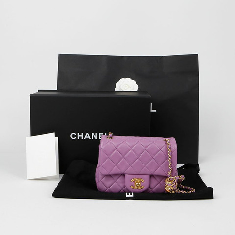 CHANEL AS1786 Petite Sac 金色球鏈單肩斜背包