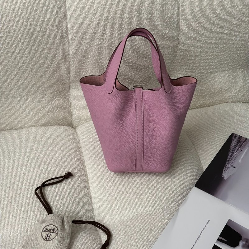 HERMES Picotin 18 - 錦葵紫銀 U-4