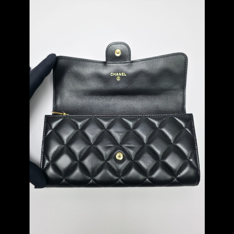 Chanel Classic Long Flap Wallet(未使用品)-14