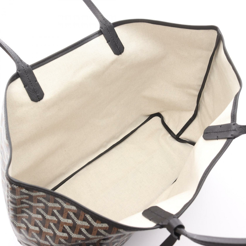 GOYARD Saint Louis PM 手袋 帆布 皮革 黑色 多色 二手 女士-2