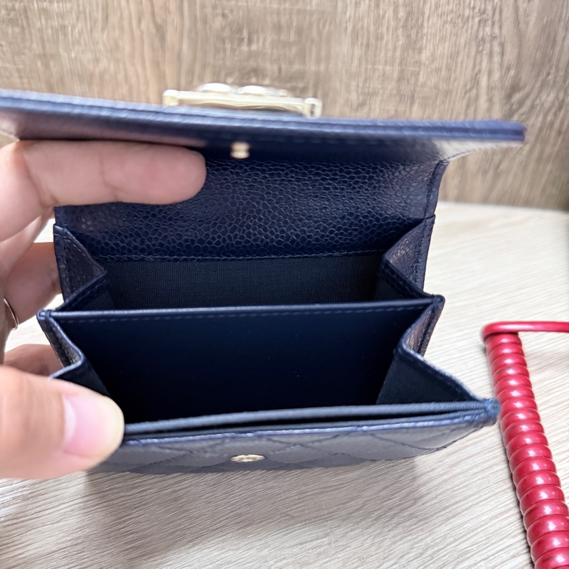 香奈兒絕版BOY雙層零錢包-1