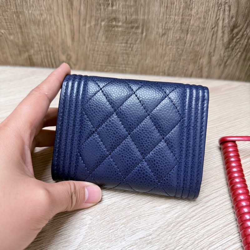 香奈兒絕版BOY雙層零錢包-2