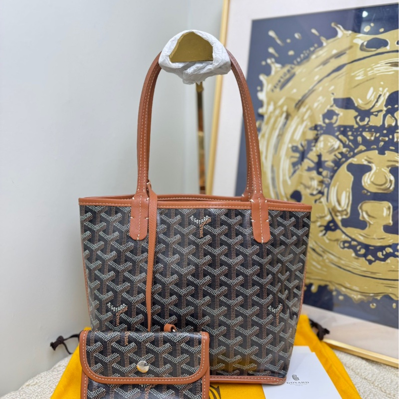 【閒置❤️】 Goyard saint Louis mini托特包焦糖色小牛皮手提單肩包-0