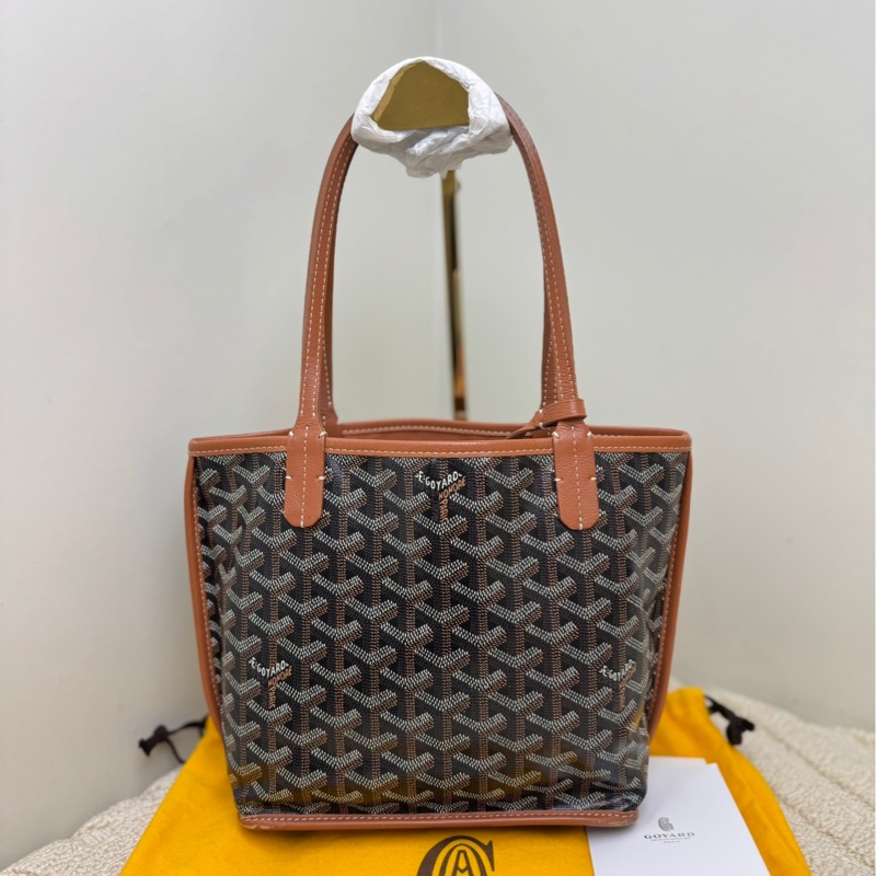 【閒置❤️】 Goyard saint Louis mini托特包焦糖色小牛皮手提單肩包-2