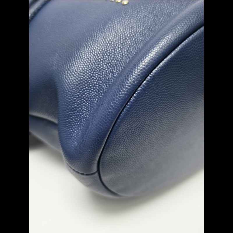 Chanel - Small Bucket Crossbody Bag深藍色-7