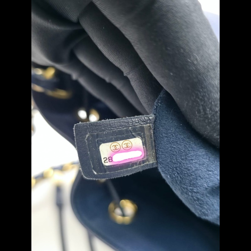 Chanel - Small Bucket Crossbody Bag深藍色-20