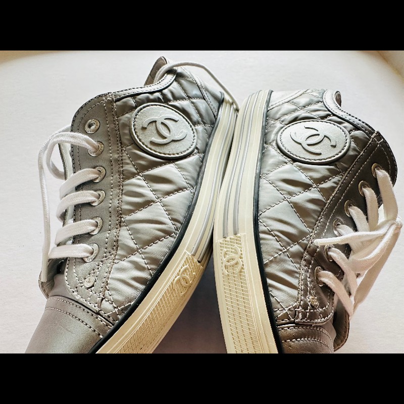 Chanel 綁帶休閒鞋-3