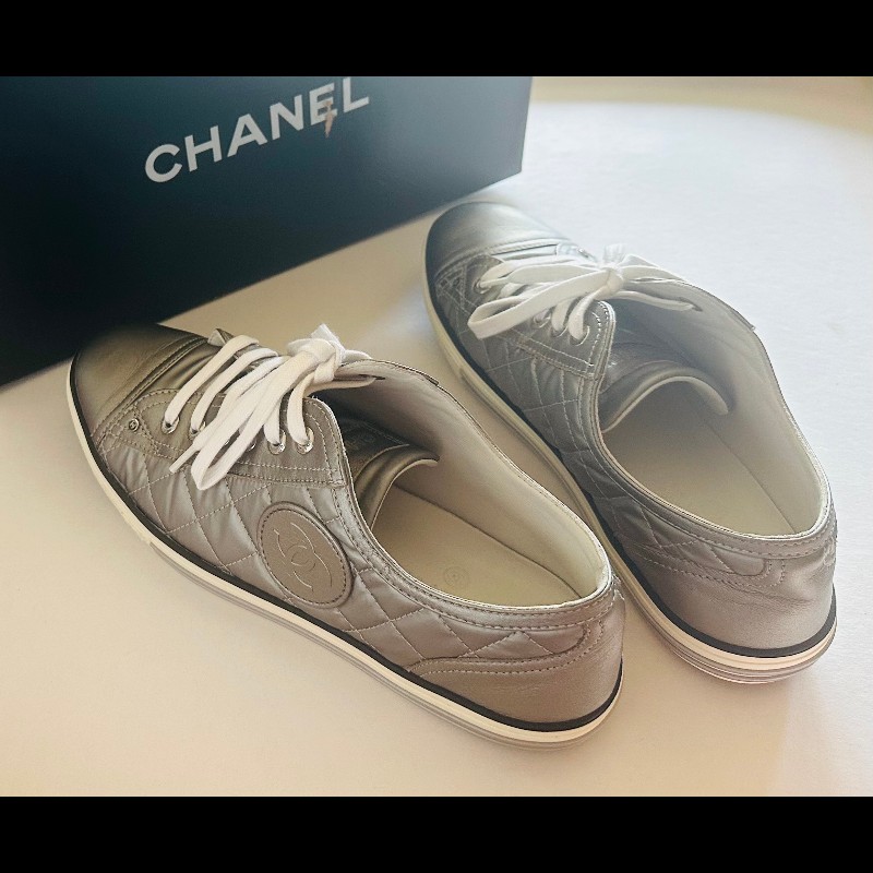 Chanel 綁帶休閒鞋-6