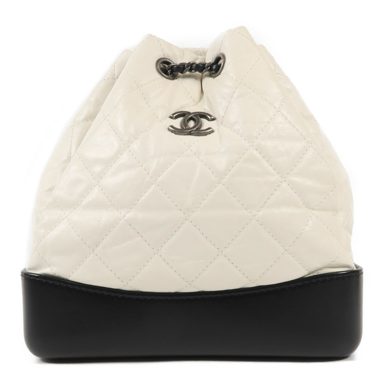 CHANEL 牛皮皮革Gabrielle Backpack背包-0