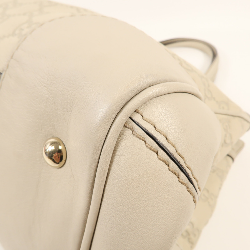 GUCCI 牛皮皮革Tote Bag金扣手挽袋-6