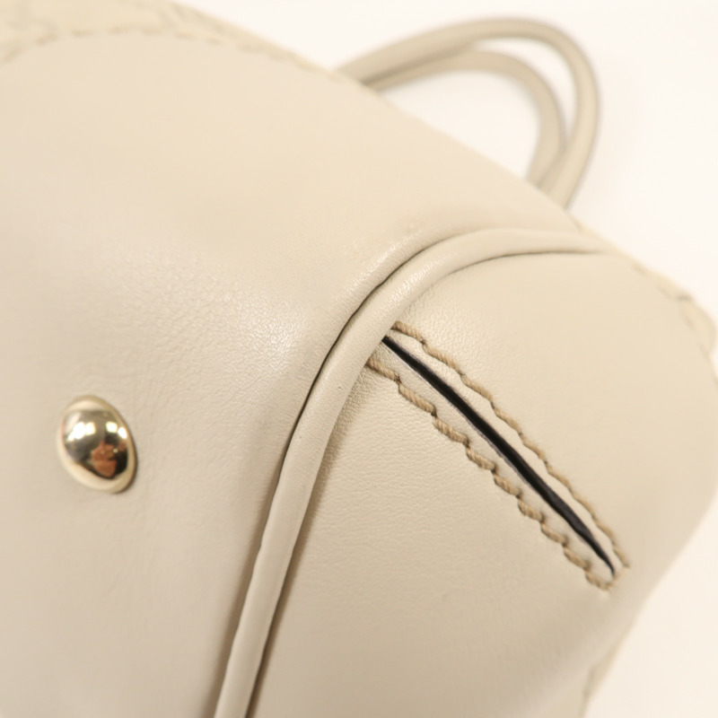 GUCCI 牛皮皮革Tote Bag金扣手挽袋-8