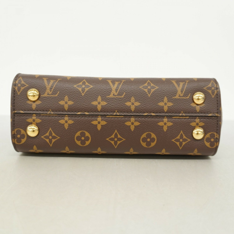Louis Vuitton Monogram Cluny BB 手提包 M42738 棕色玫瑰色 2 用包-2