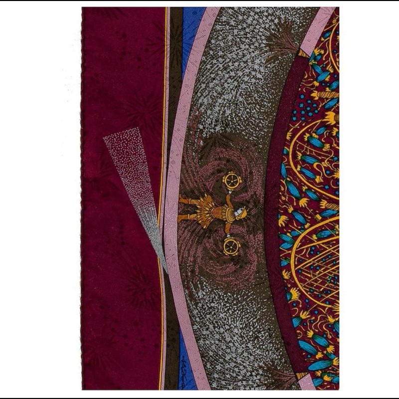 Herme's carre 90feuc F'artice150週年限定款絲巾-14