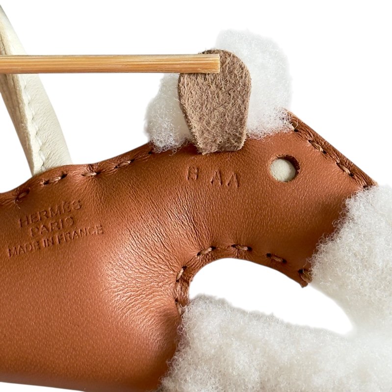 HERMES Budy 羊毛狗狗 掛件 B刻-6