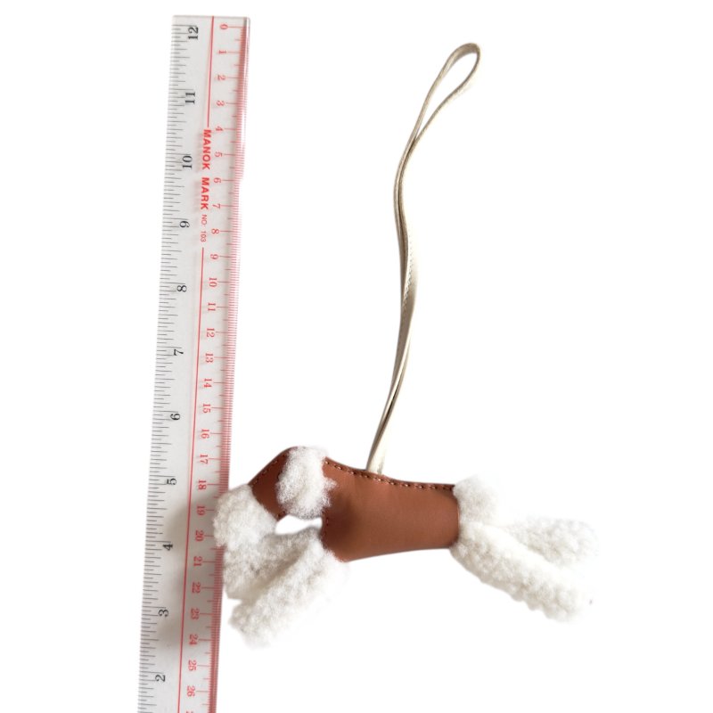 HERMES Budy 羊毛狗狗 掛件 B刻-7