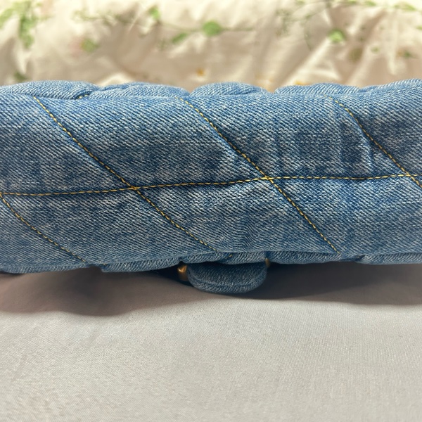 Coach Tabby 20絎縫單手袋 (單寧 金鍊)-7