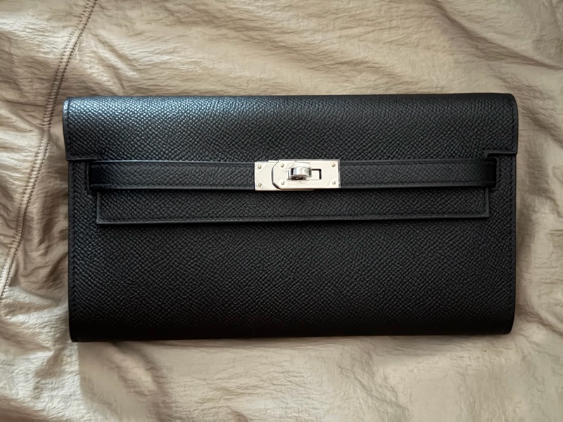 Hermes 愛馬仕 全新 Kelly to go 黑銀 專櫃購入-0