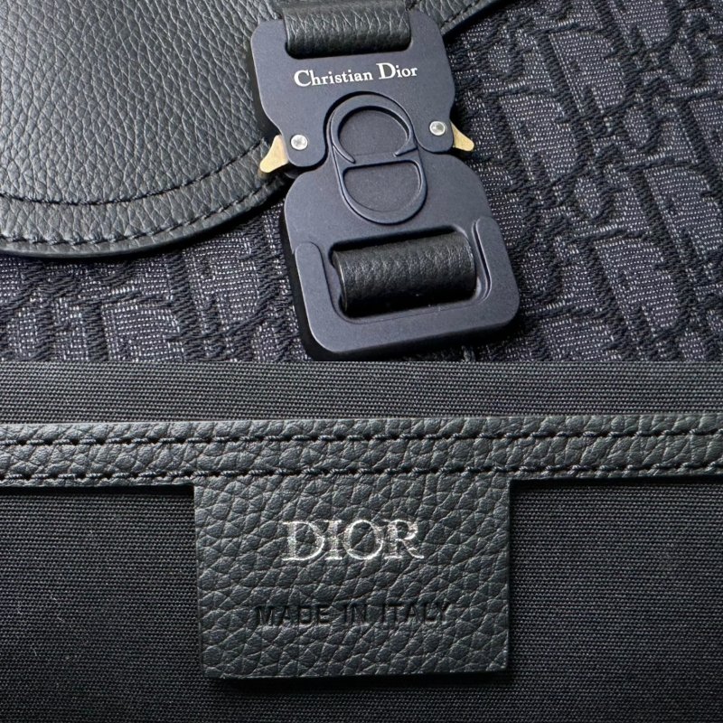 DIOR 全新Saddle小型翻蓋郵差包-8