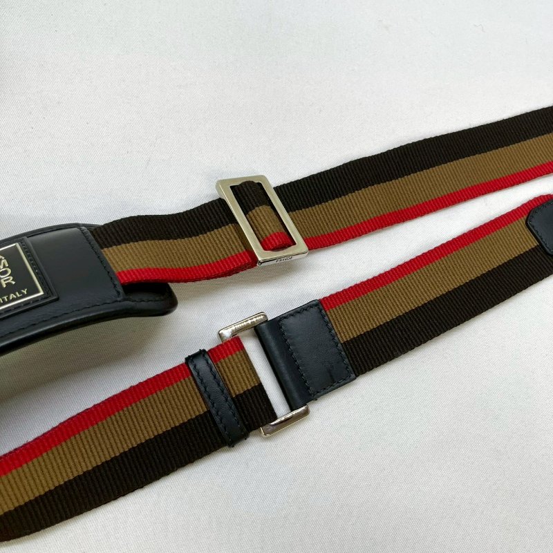 FENDI 直條紋抽繩水桶包-6