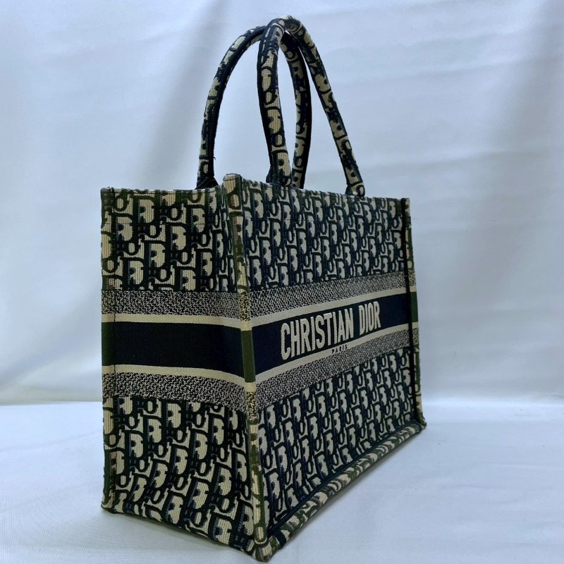 DIOR Book Tote刺繡緹花托特包-3
