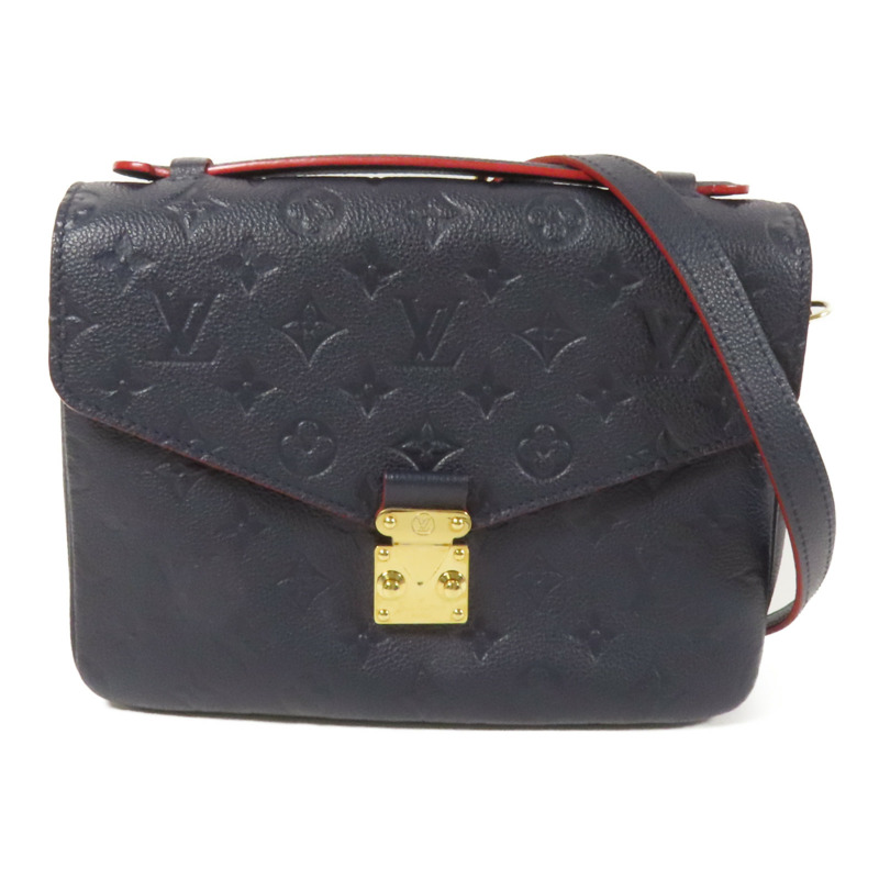LOUIS VUITTON Monogram Empreinte Pochette Metis金扣手挽肩背兩用袋-0