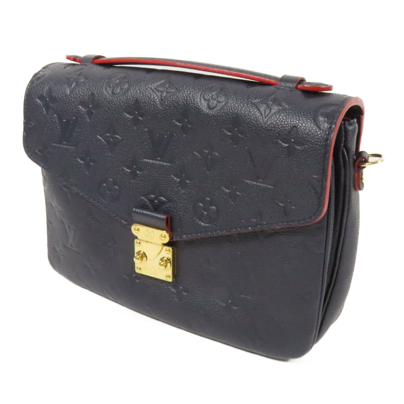 LOUIS VUITTON Monogram Empreinte Pochette Metis金扣手挽肩背兩用袋-2