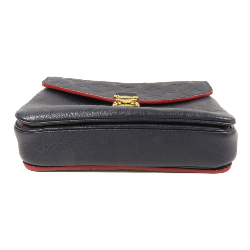 LOUIS VUITTON Monogram Empreinte Pochette Metis金扣手挽肩背兩用袋-3