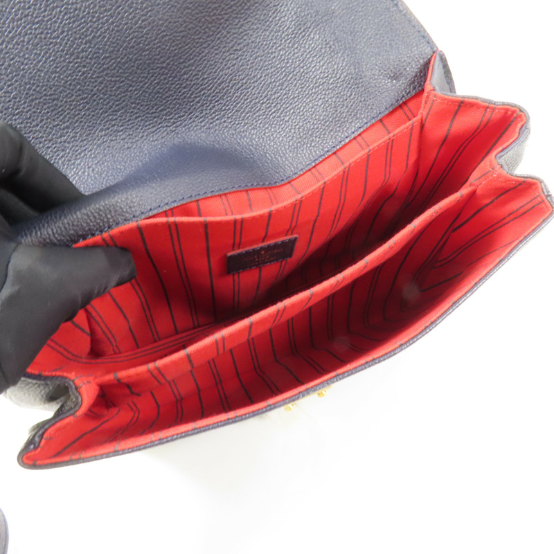 LOUIS VUITTON Monogram Empreinte Pochette Metis金扣手挽肩背兩用袋-5