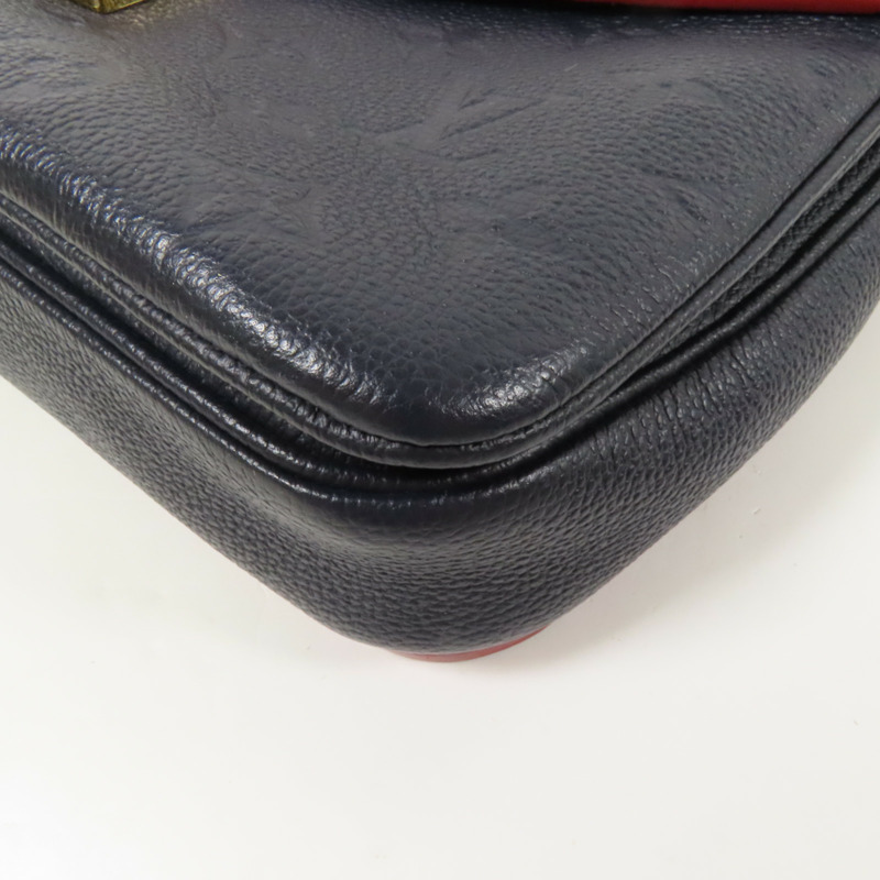 LOUIS VUITTON Monogram Empreinte Pochette Metis金扣手挽肩背兩用袋-13