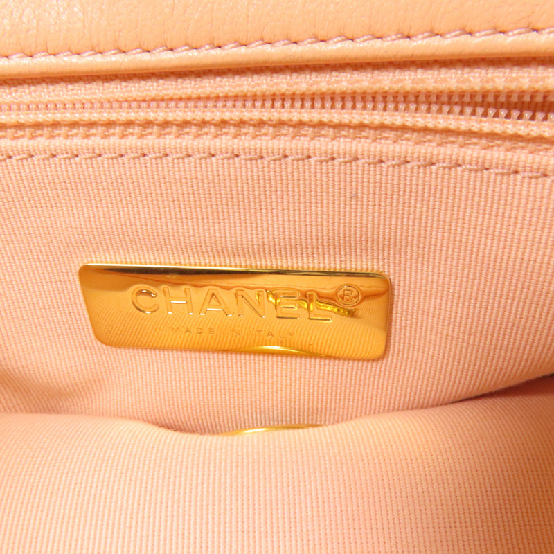 CHANEL 羊皮皮革Chanel 19 Small金扣鏈帶肩背袋-7